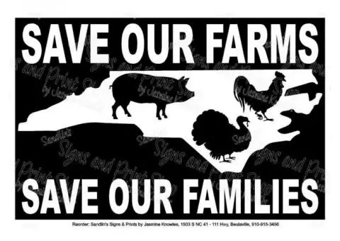 Stand for Hog Farmers shirts, signs, hats!